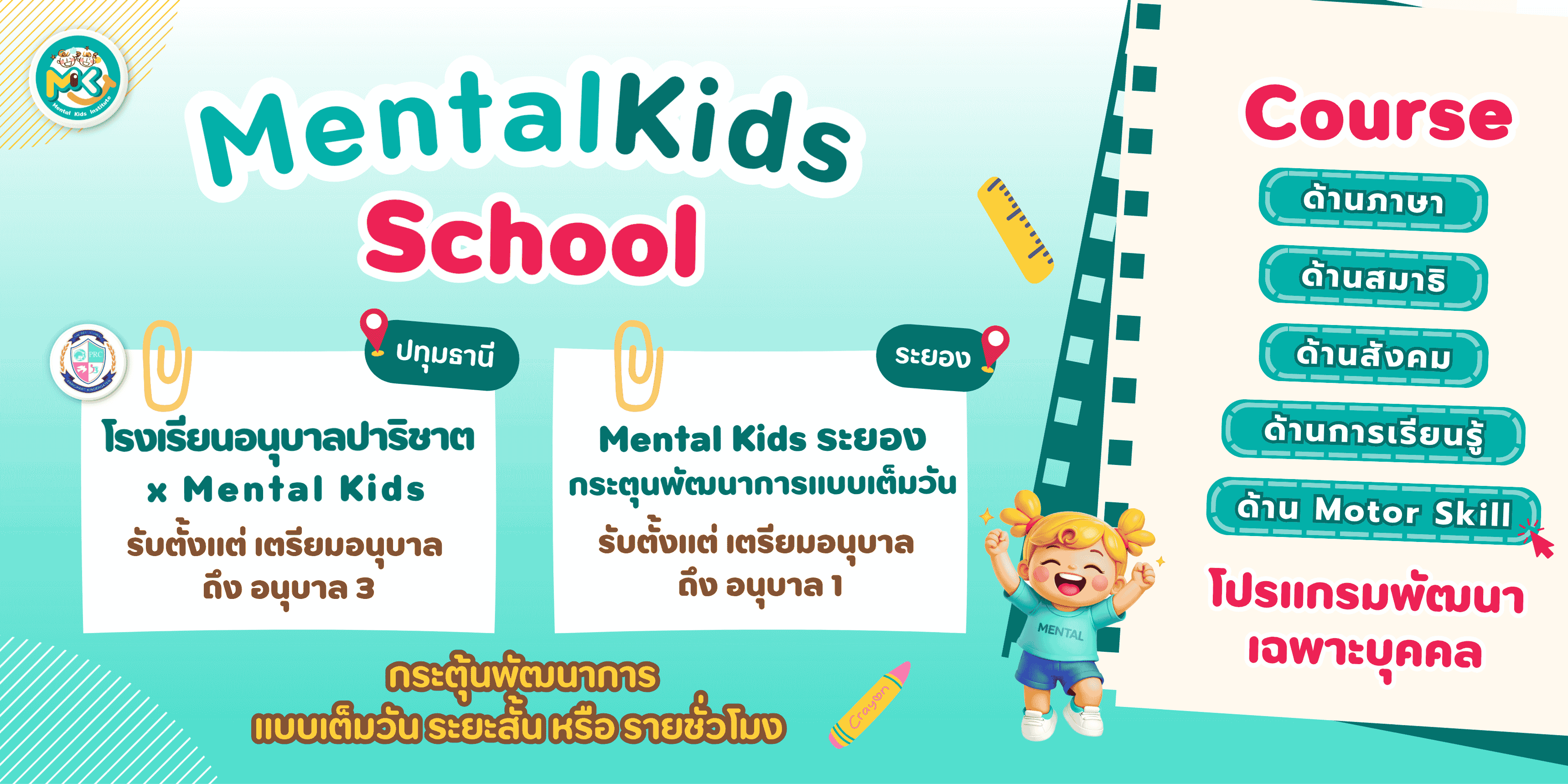 โปรแกรม Mental Kids School